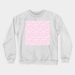 White dandelion flowers on white Crewneck Sweatshirt